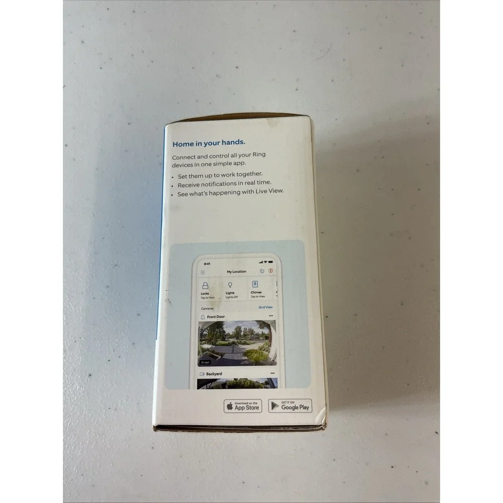 Ring Video Doorbell (2nd Generation) 1080p HD WiFi - Satin Nickel - Brand New